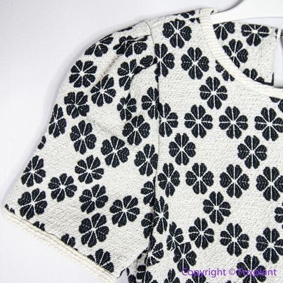 Kate Spade New York Rent The Runway Pre-Loved Spade Tweed flora print Dress, 4 - Picture 5 of 16